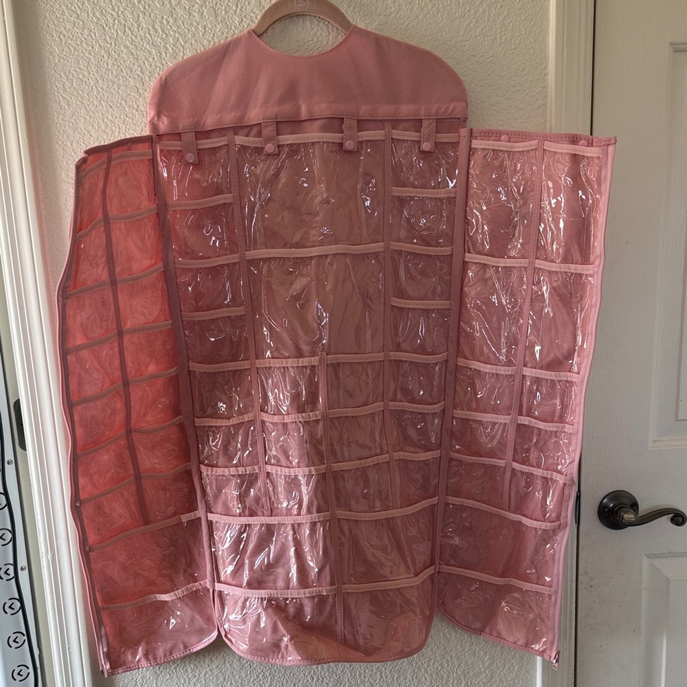 Joy Mangano Pink Jewelry Organizer